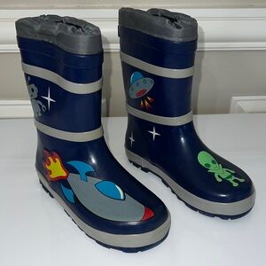Kidorable Space Hero Rain Boots ( blue 10)